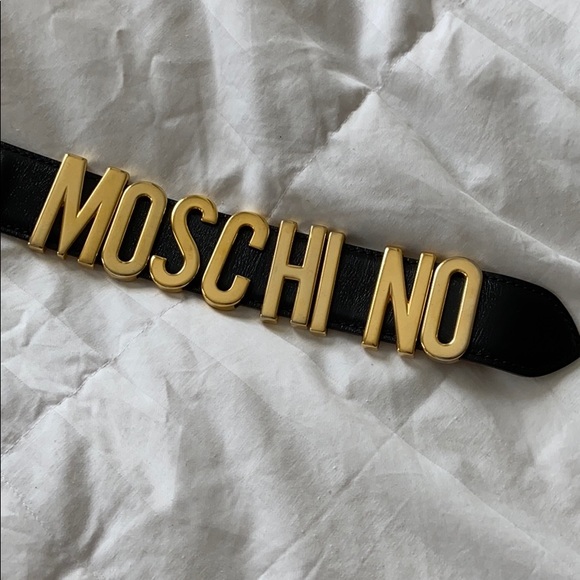 MOSCHINO Waist Belt Vintage Size 40 - Picture 1 of 5